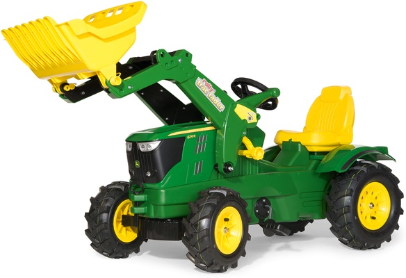 Tractor John Deere con Bulldozer 6210r Ruedas Neumaticas